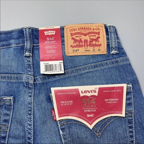 Levi’s 514 straight stretch jeans new - Picture 2 of 6